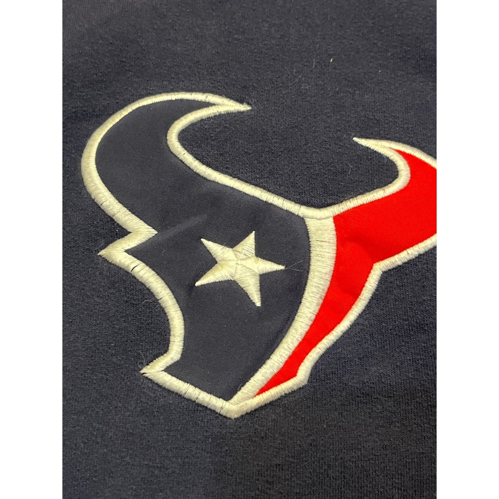 Kids NFL Houston Texans Hoodie Red Navy Blue Pullover Size Medium 10 12‎ Reebok